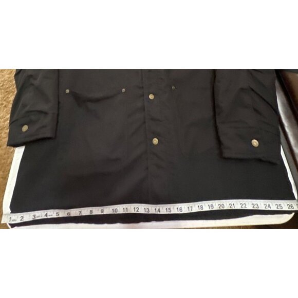 Wrangler Workwear Black Collared Button-Down Heavy Jacket Men's Size 2XL (50-52) - Picture 10 of 16